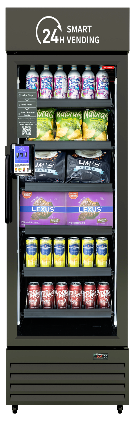 HaHa Mini 360 smart cooler, a compact single-door unit